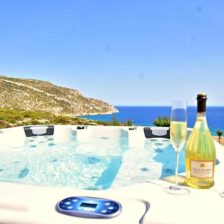 Ardani paradise view villa with jacuzzi Amoopi Buitenkant foto